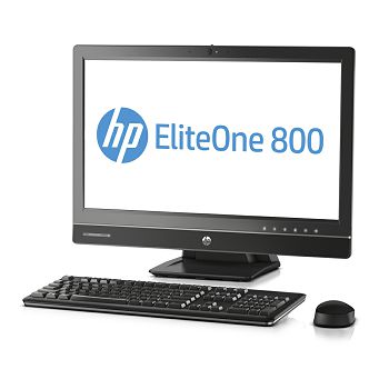 HP EliteOne 800 G1 AiO; Core i5 4570S 2.9GHz/8GB RAM/128GB SSD + 500GB HDD;DVD-RW/webcam/Intel HD Graphics/23" (1920x1080)/Win 10 Pro 64-bit