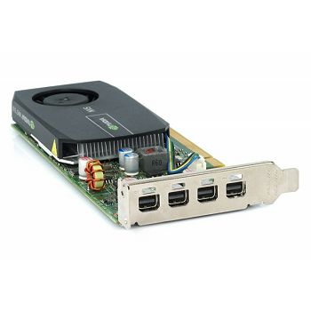 NVIDIA Quadro NVS 510 2GB;4x miniDisplayPort, Low-profile, USED