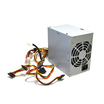 HP 365W Power Supply 437358-001;1x 24-Pin, 1x 4-Pin 12V, 1x Floppy, 1x Molex, 5x SATA, P/N 437800-001