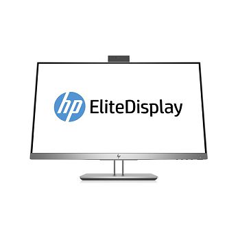 LCD HP EliteDisplay 24" E243d; silver;1920x1080, 1000:1, 250cd/m2, VGA, HDMI, DisplayPort, USB Hub, Webcam, RJ45, AG