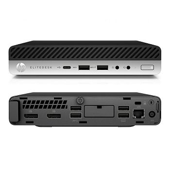 HP EliteDesk 800 G5 DM; Core i5 9400 2.9GHz/8GB RAM/256GB SSD PCIe;Intel UHD Graphics/Win 11 Pro 64-bit
