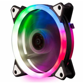 NaviaTec PC Case Fan 120mm, Colorful LED