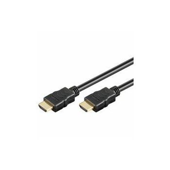 NaviaTec High Speed with Ethernet HDMI M-M kabel, 1m, crni