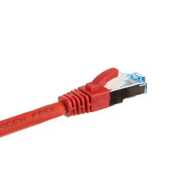 InLine Patchkabel Cat.6A, S/FTP (PiMf), 500MHz, rot - 10m 76800R