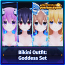 Igra PC Neptunia Virtual Stars - Bikini Outfit: Goddess Set