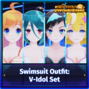 Igra PC Neptunia Virtual Stars - Swimsuit Outfit: V-Idol Set