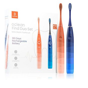 OClean Set Find Duo red and blue