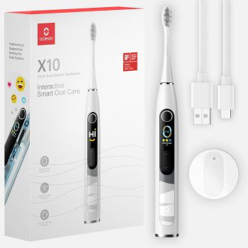 Oclean X10 electric sonic toothbrush gray