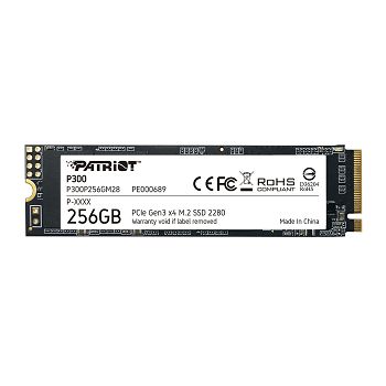 Patriot P300 256GB M.2 NVMe SSD PCIe Gen 3 x4