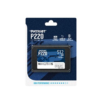 Patriot P220 512GB SSD SATA 3 2.5"