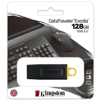 Kingston DataTraveler Exodia, USB 3.2 Typ A - 128 GB DTX/128GB