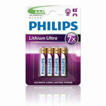 PHILIPS BATTERY AAA - LITHIUM ULTRA BLISTER 4 PCS (LR3)