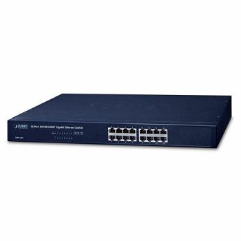 Planet 16-Port RJ45 GbE Switch unmanaged