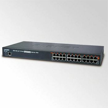 Planet 12-Port Gigabit 802.3at Power over Ethernet Managed Injector Hub (220W)