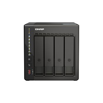 QNAP NAS server for 4 disks, 8GB RAM, 2.5Gb network