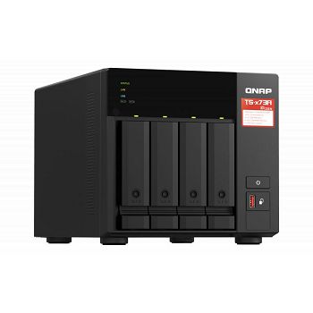 QNAP NAS server for 4 disks, 8GB ram, 2x 2.5Gb network