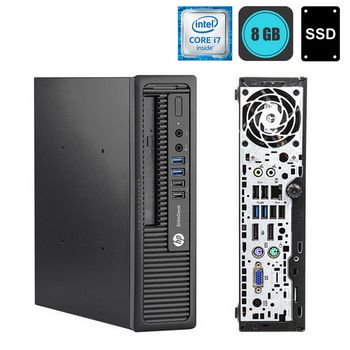 HP EliteDesk 800 G1 UltraSlim - 4.gen Core i7 8GB + SSD