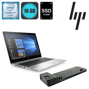 HP EliteBook 850 G5 i7-8650U, 16GB, 512GB SSD + Docking station