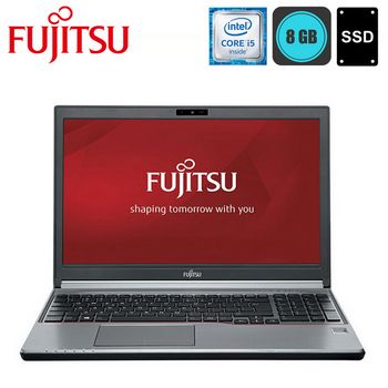 Fujitsu LifeBook E756, Intel Core i5-6300U, 8GB, 240GB SSD, WinPro