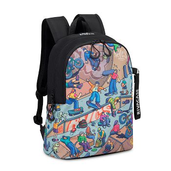 Rivacase backpack "Skaters" 12L, 5420 black