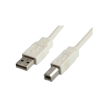 STANDARD USB2.0 kabel TIP A-B M/M, 3.0m, bež