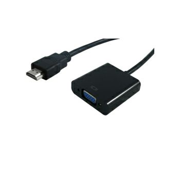STANDARD adapter/kabel HDMI - VGA, M/F, 0.15m