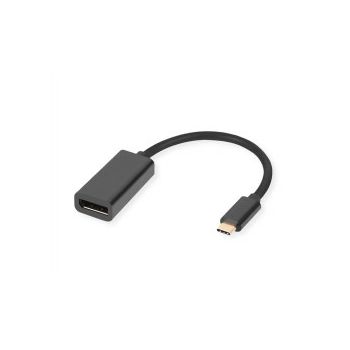 STANDARD USB-C - DisplayPort adapter, v1.2, M/F, 4K-60Hz