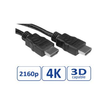 STANDARD HDMI kabel sa mrežom, HDMI - HDMI, M/M, v1.4, 1.0m