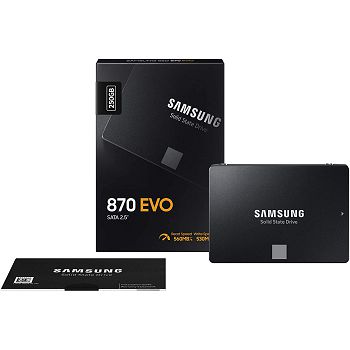 Samsung 250GB 870 EVO SSD SATA3 2.5 "disk