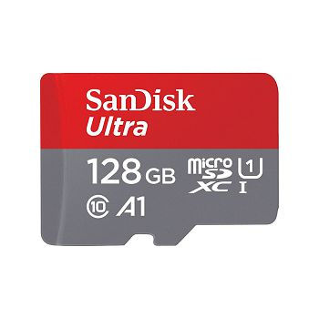 SanDisk Ultra microSDXC 128GB + SD Adapter 100MB / s Class 10 UHS-I