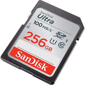 SanDisk Ultra 256GB SDXC memory card 150MB/s