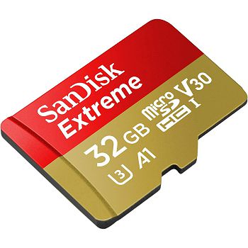 SanDisk Extreme microSD card for Mobile Gaming 32GB 100MB/s A2 C10 V30 UHS-I U3
