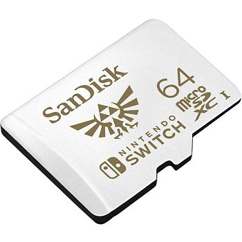 SanDisk microSDXC for Nintendo Switch 64GB, up to 100MB / s read, 60MB / s write, U3, C10, A1, UHS-1