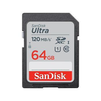 SanDisk Ultra 64GB SDXC memory card 140MB/s
