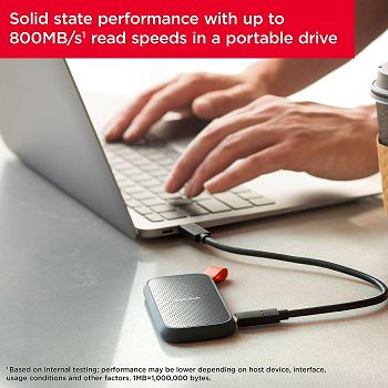 SanDisk 1TB Prenosni SSD 800MB/s, USB-C, USB 3.2 Gen 2