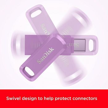 SanDisk USB 64GB Ultra Dual Drive Go USB Type-C 150MB/s 64GB lavender