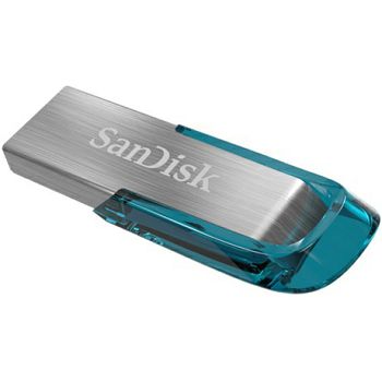 Sandisk Ultra Flair 64GB USB3.0 memory stick - blue