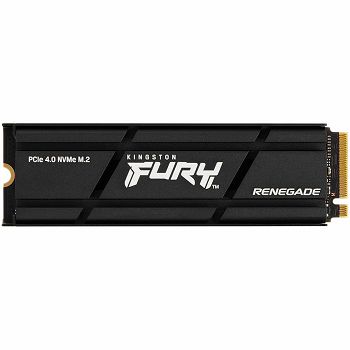 KINGSTON FURY Renegade 2TB SSD with Heatsink, M.2 2280, PCIe 4.0 NVMe, Read/Write 7300/7000MB/s, Random Read/Write: 1000K/1000K IOPS