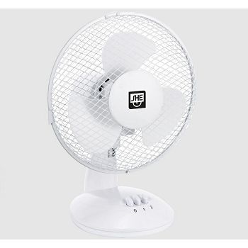 SHE table fan 23 cm 25W white