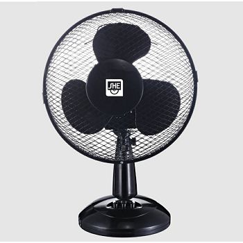 SHE table fan 23 cm 25W black
