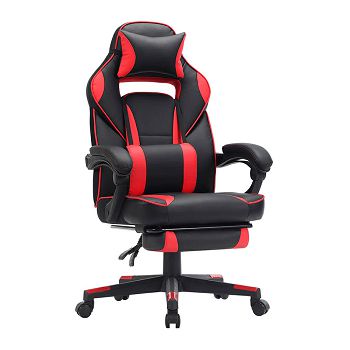 SONGMICS OBG73BRV1 Gaming chair, black-red