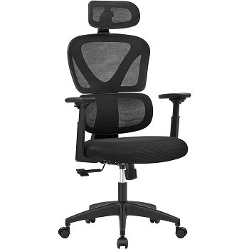 SONGMICS office chair black OBN064B01V1