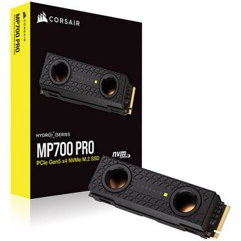 Corsair MP700 Pro Hydro X NVMe SSD, PCIe 5.0 M.2 Typ 2280 - 2 TB CSSD-F2000GBMP700PHX