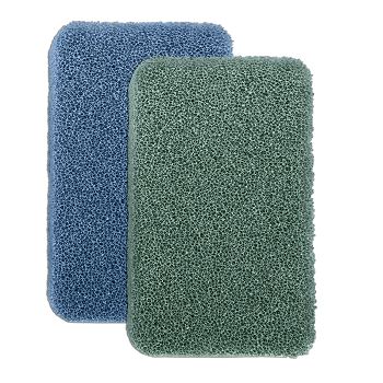 Steuber's set of silicone sponges, 2 green-blue ones.