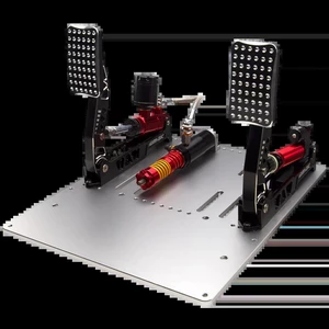 Simagic P2000 Hydraulic 2-Pedal Set, 100KG Loadcell - Crimson Edition