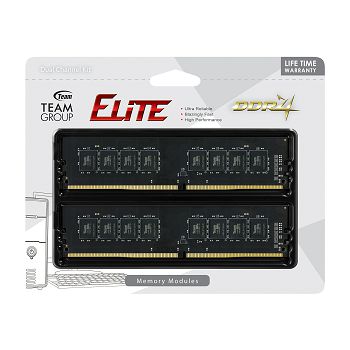 Teamgroup Elite 16GB Kit (2x8GB) DDR4-2666 DIMM PC4-21300 CL19, 1.2V