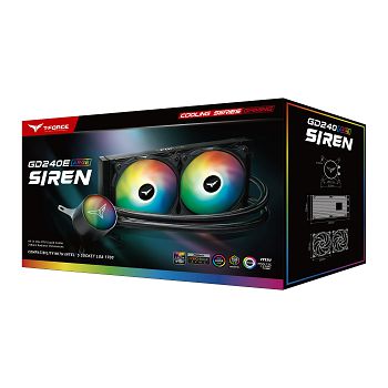 Teamgroup Siren GD240E AIO Water Cooling - White Color