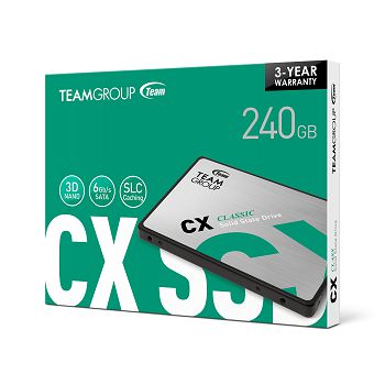 Teamgroup 240GB SSD CX1 3D NAND SATA 3 2.5 "