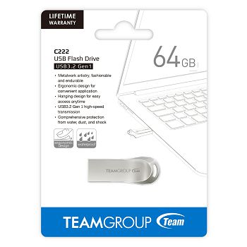 Teamgroup 64GB C222 USB 3.2 100MB/s memory stick