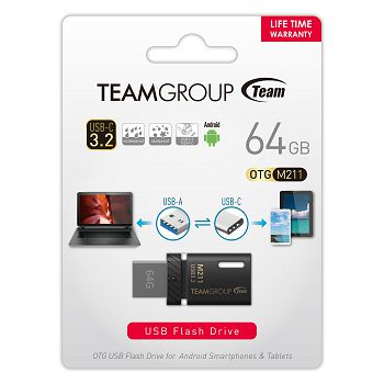 Teamgroup 64GB M211 OTG USB 3.2 memory stick